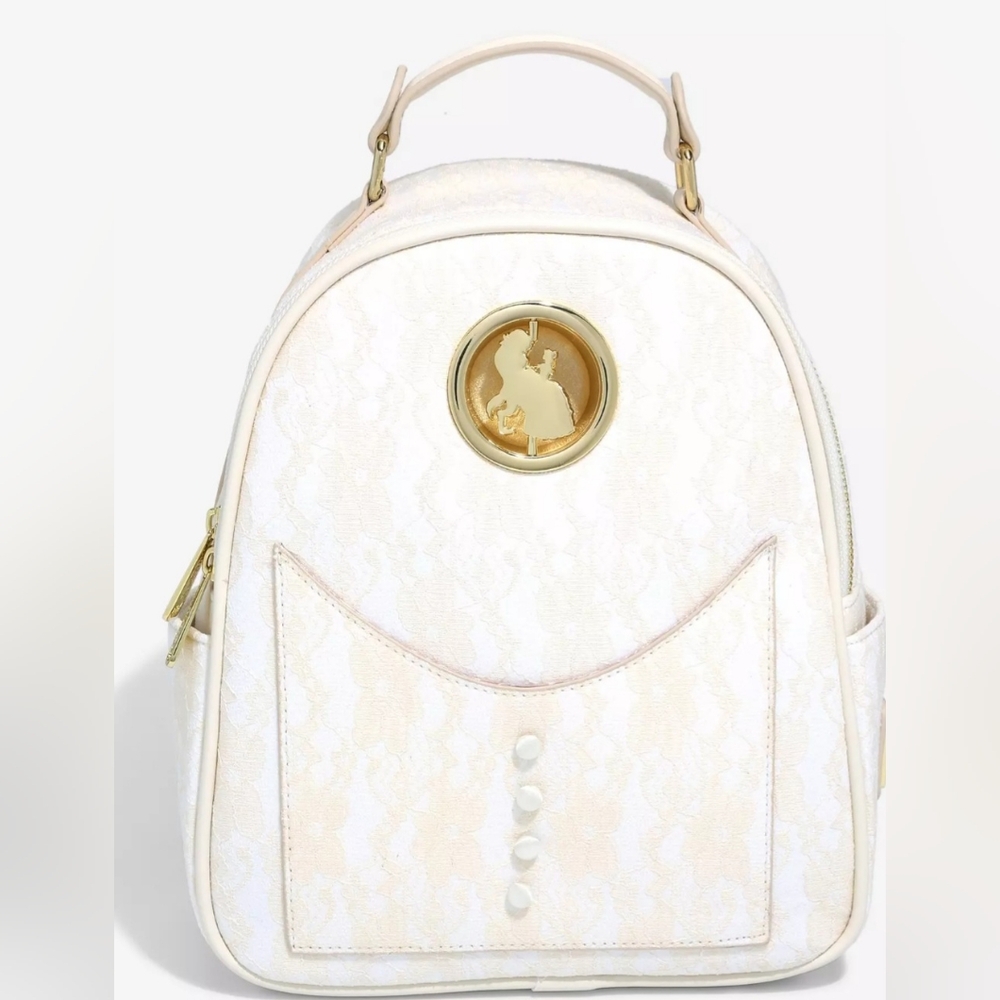 Loungefly Disney Beauty and the Beast Ballroom Dance Lace Floral Backpack